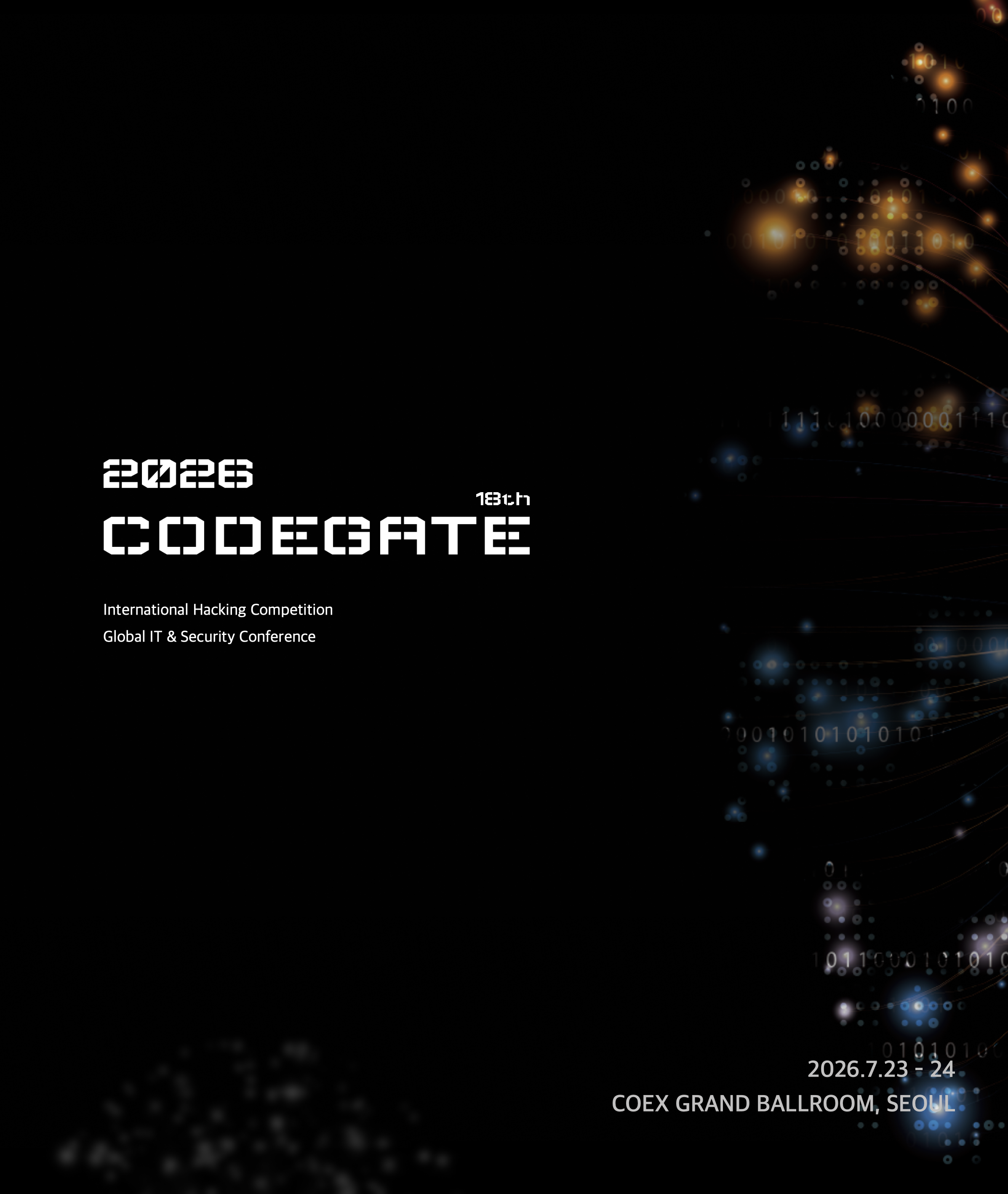 2026 CODEGATE 원본 포스터